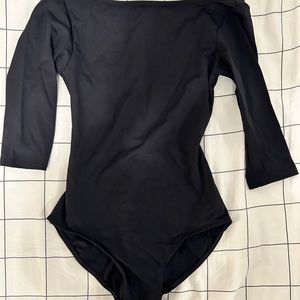 Capezio Womens Boatneck 3/4 Sleeve Leotard